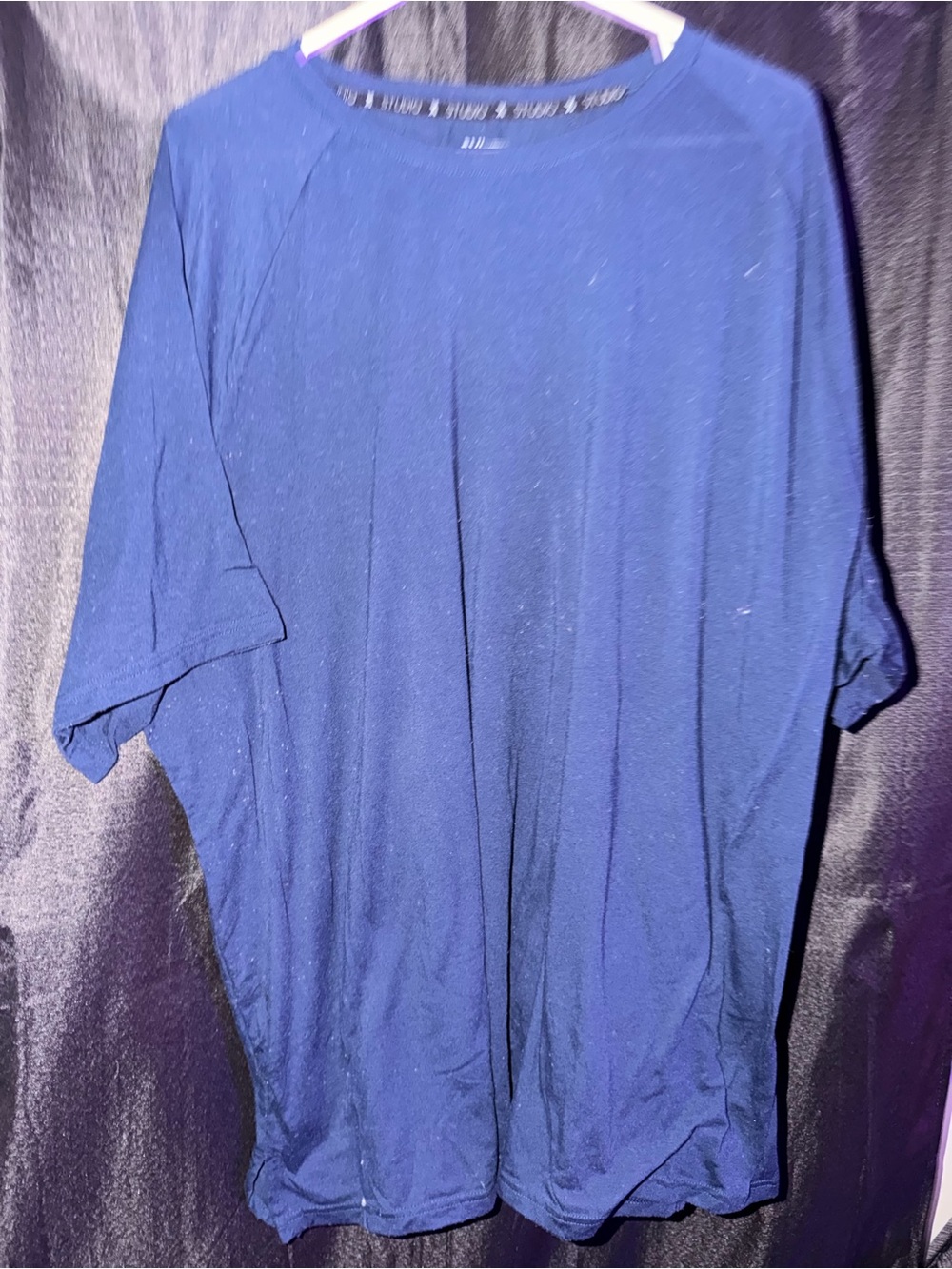 Xersion Navy Blue Short Sleeve Crew Tee